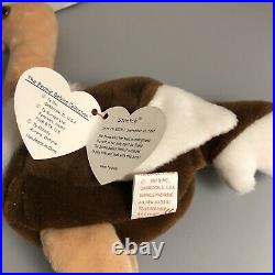 Stretch TY Beanie Baby Stretch Ostrich Rare 1997 Tag errors & PE pellets retired