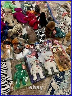 Stuffed Animal Lot / Ty / Beanie Babies / 250+ / Rare / Vintage / Classic! 