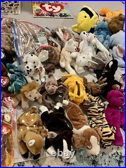 Stuffed Animal Lot / Ty / Beanie Babies / 250+ / Rare / Vintage / Classic! 