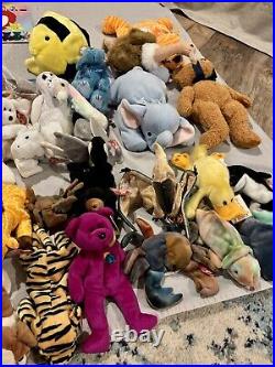 Stuffed Animal Lot / Ty / Beanie Babies / 250+ / Rare / Vintage / Classic! 