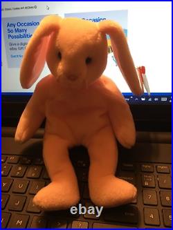 Super RARE ORIGINAL 1996 Hoppity Ty Beanie Baby With ALL Errors On Tags! Must Buy Super RARE ORIGINAL 1996 Hoppity Ty Beanie Baby With ALL Errors On Tags! Must Buy