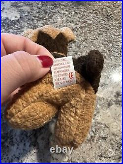 Super Rare & Retired 1996 Tuffy, Ty Beanie Baby with Errors