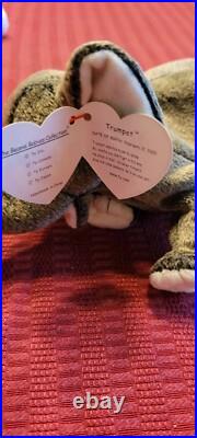 Super rare TY beanie baby Trumpet with tag errors Super rare TY beanie baby Trumpet with tag errors