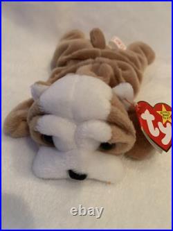TY 1996 Wrinkles Beanie Baby Very Rare Retired with Error in Poem and Tush Tag