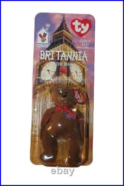 TY BEANIE BABIES MCDONALDS INTERNATIONAL BEARS SET OF 4 New in box! Errors RARE