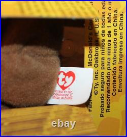 TY BEANIE BABIES MCDONALDS INTERNATIONAL BEARS SET OF 4 New in box! Errors RARE