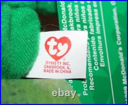 TY BEANIE BABIES MCDONALDS INTERNATIONAL BEARS SET OF 4 New in box! Errors RARE