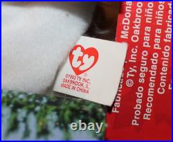 TY BEANIE BABIES MCDONALDS INTERNATIONAL BEARS SET OF 4 New in box! Errors RARE