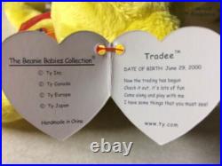 TY BEANIE BABIES RARE Tradee 2000 Beanie Baby with errors