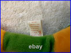 TY BEANIE BABIES SMOOCHY 1997 RARE WithERRORS FLAWLESS RETIRED