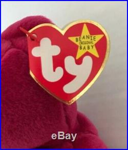 TY BEANIE BABIES VALENTINA THE BEAR 1998 Rare Retired Vintage & Collectable