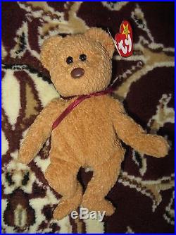 Ty Beanie Babies Very Rare Retired Curly Bear 13 15 Errors Unique Collectible