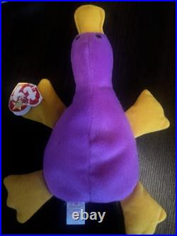 TY BEANIE BABY 1993 Patti the Platypus Collector Rare w Tag Retired PVC 1965 KR TY BEANIE BABY 1993 Patti the Platypus Collector Rare w Tag Retired PVC 1965 KR