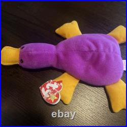 TY BEANIE BABY 1993 Patti the Platypus Collector Rare w Tag Retired PVC 1965 KR TY BEANIE BABY 1993 Patti the Platypus Collector Rare w Tag Retired PVC 1965 KR