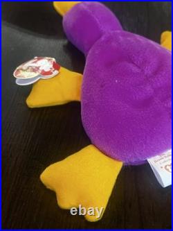 TY BEANIE BABY 1993 Patti the Platypus Collector Rare w Tag Retired PVC 1965 KR TY BEANIE BABY 1993 Patti the Platypus Collector Rare w Tag Retired PVC 1965 KR