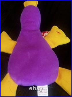 TY BEANIE BABY 1993 Patti the Platypus Collector Rare w Tag Retired PVC 1965 KR TY BEANIE BABY 1993 Patti the Platypus Collector Rare w Tag Retired PVC 1965 KR