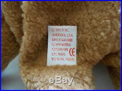 TY BEANIE BABY CURLY BEAR RETIRED WITH 7 (Or More) ERRORS RARE