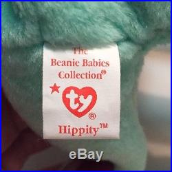 TY BEANIE BABY HIPPITY Hippity 1996 Many Tag Errors Very Rare