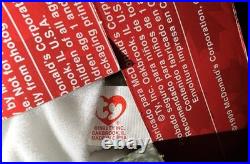 TY BEANIE BABY MAPLE THE BEAR VERY RARE ERRORS 1993 McDONALDS RETIRED, NeverOpen