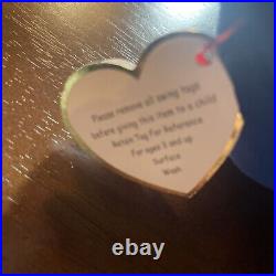 TY BEANIE BABY ULTRA RARE RETIRED CLUBBY BEAR 1998 MINT STAMPED Tag Errors