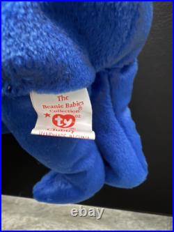 TY BEANIE BABY ULTRA RARE RETIRED CLUBBY BEAR 1998 Tag Errors