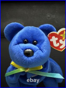 TY BEANIE BABY ULTRA RARE RETIRED CLUBBY BEAR 1998 Tag Errors