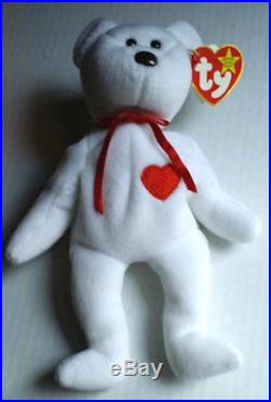Ty Beanie Baby Valentino Very Rare 1993/1994 Collectible Hang Tag Error