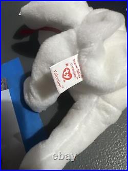 TY BEANIE BABY Valentino Bear 1993 1994 EXTREMELY RARE. ERRORS