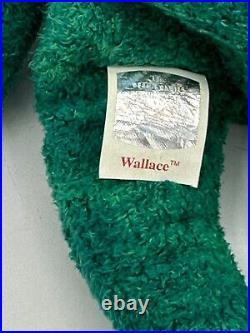 TY BEANIE BABY WALLACE With RARE ERRORS