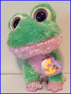 TY BEANIE BOOS 2009 KIWI the FROG 6 RARE with tags retired