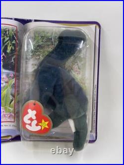 TY BRONTY The Brontosaurus 1994 Mc Donalds Beanie Baby RARE RETIRED DINOSAUR TRI