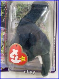 TY BRONTY The Brontosaurus 1994 Mc Donalds Beanie Baby RARE RETIRED DINOSAUR TRI