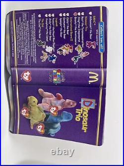 TY BRONTY The Brontosaurus 1994 Mc Donalds Beanie Baby RARE RETIRED DINOSAUR TRI