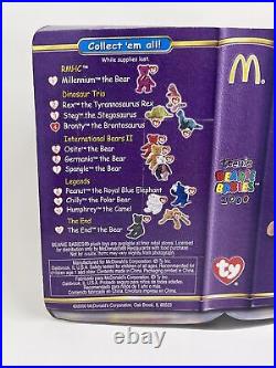 TY BRONTY The Brontosaurus 1994 Mc Donalds Beanie Baby RARE RETIRED DINOSAUR TRI