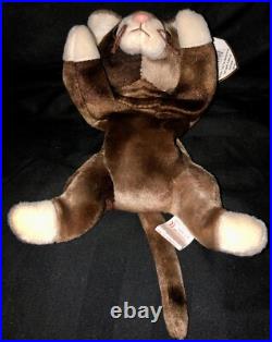 TY Beanie Babie POUNCE DARK NOSE ULTRA RARE! Retired Tag Errors Vintage Collect