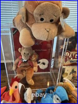 TY Beanie Babies 1993-2000 Lot Of 122 Rare/Mint Dogs Cats Birds Reptiles
