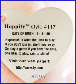TY Beanie Babies 1996 Hoppity Floppity Hippity (P. V. C. Pellets) (RARE)