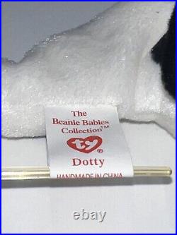 TY Beanie Babies- 1996 Original DOTTY- Rare PVC