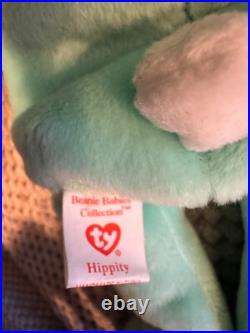 TY Beanie Babies 1996 RETIRED Hippity, Hoppity, Floppity With Rare Errors TY Beanie Babies 1996 RETIRED Hippity, Hoppity, Floppity With Rare Errors