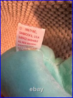 TY Beanie Babies 1996 RETIRED Hippity, Hoppity, Floppity With Rare Errors TY Beanie Babies 1996 RETIRED Hippity, Hoppity, Floppity With Rare Errors