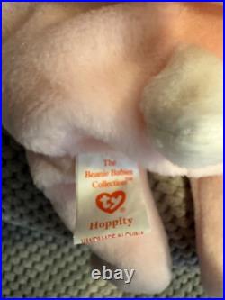 TY Beanie Babies 1996 RETIRED Hippity, Hoppity, Floppity With Rare Errors TY Beanie Babies 1996 RETIRED Hippity, Hoppity, Floppity With Rare Errors