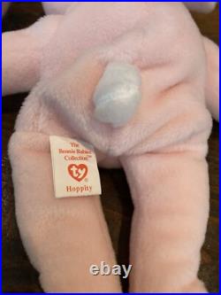 TY Beanie Babies 1996 RETIRED Hippity, Hoppity, Floppity With Rare Errors PVC