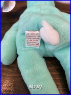 TY Beanie Babies 1996 RETIRED Hippity, Hoppity, Floppity With Rare Errors PVC