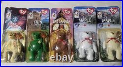 TY Beanie Babies 5 ERRORS each RARE McDonald's International Bears Set Of (4)+1