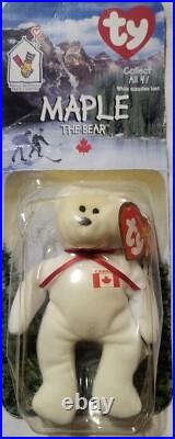 TY Beanie Babies 5 ERRORS each RARE McDonald's International Bears Set Of (4)+1