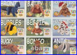 TY Beanie Babies ASIA PACIFIC 2004 Exclusive 6 Bear Set 8 20cm Rare Hannah +5