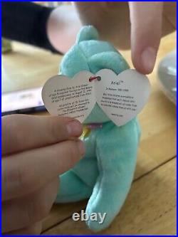 TY Beanie Babies Ariel. Retired rare tag errors