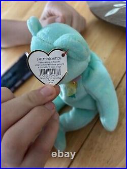 TY Beanie Babies Ariel. Retired rare tag errors