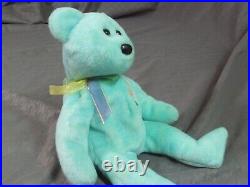 TY Beanie Babies Ariel The Bear Rare Retired With Tag Errors 2000 PE Pellets