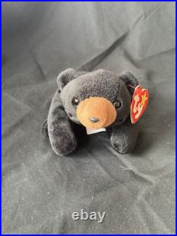 TY Beanie Babies Blackie the Bear RARE! With Errors